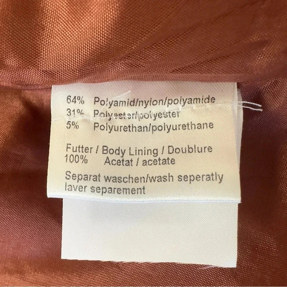 BASLER Sport Womens Puffer Down Mid-Length Rust Jacket 2X - Picture 10 of 11